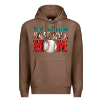 Chestnut Loud And Proud Baseball Mom Premium Hoodie - BundleAndBundleShop