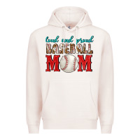 Pale Pink Loud And Proud Baseball Mom Premium Hoodie - BundleAndBundleShop