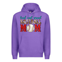 Purple Loud And Proud Baseball Mom Premium Hoodie - BundleAndBundleShop