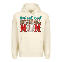 Sandshell Loud And Proud Baseball Mom Premium Hoodie - BundleAndBundleShop