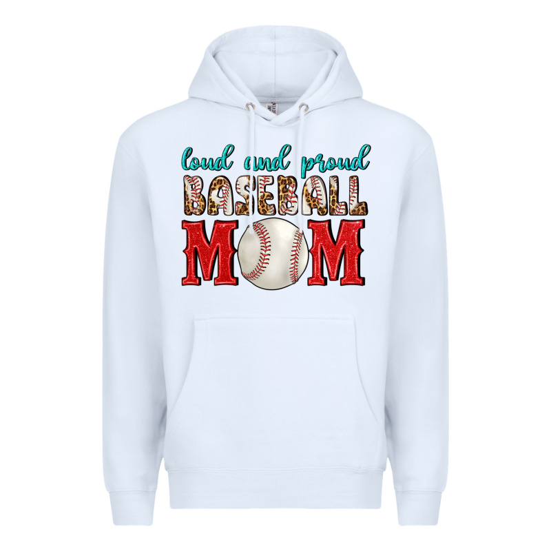 Loud And Proud Baseball Mom Premium Hoodie by BundleAndBundleShop | Teevron