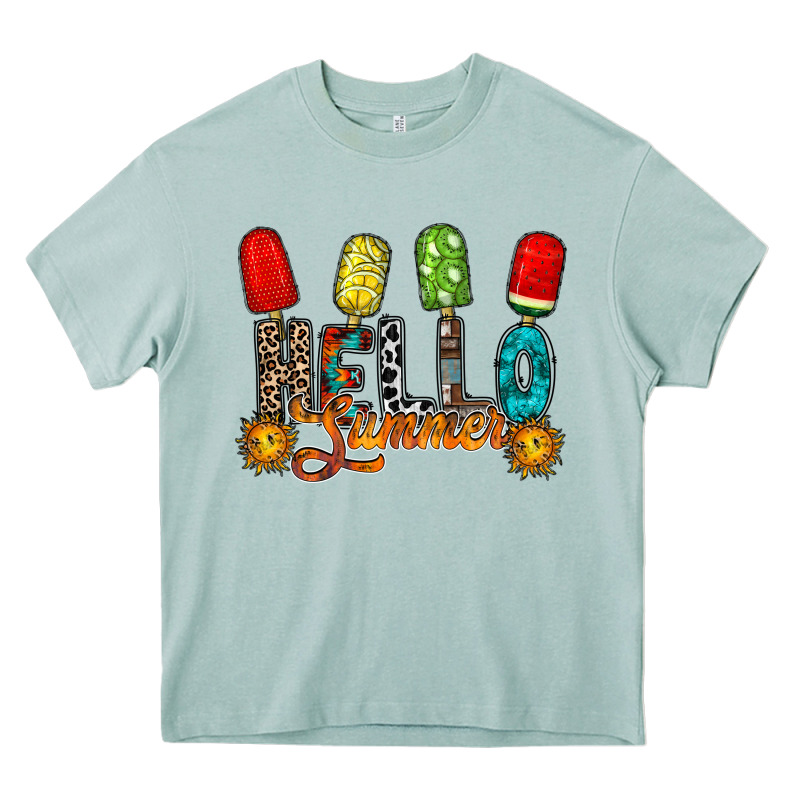 Hello Summer Heavy Core Tee by RacoonDesign | Teevron
