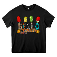 Black hello summer Heavy Core Tee - RacoonDesign