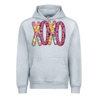 Heather Grey Valentine Xoxo Urban Hoodie - Bettercallsaul