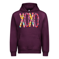 Mauve Wine Valentine Xoxo Urban Hoodie - Bettercallsaul