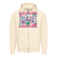 Sandshell watercolor love nurse tumbler Zipper Hoodie - BundleAndBundleShop