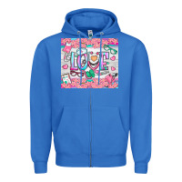 True Royal watercolor love nurse tumbler Zipper Hoodie - BundleAndBundleShop