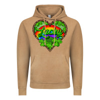 Vintage Camel lucky heart with leopard Vintage Hoodie - RanaPortraitStore