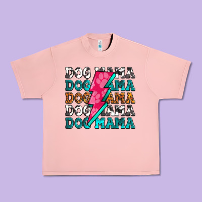 Dog Mama Urban Heavy Tee Designed By Zillion Design Studio