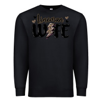 Black lineman wife Premium Sweatshirt - MaliasSmallBusiness