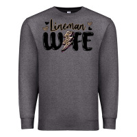 Charcoal Heather lineman wife Premium Sweatshirt - MaliasSmallBusiness