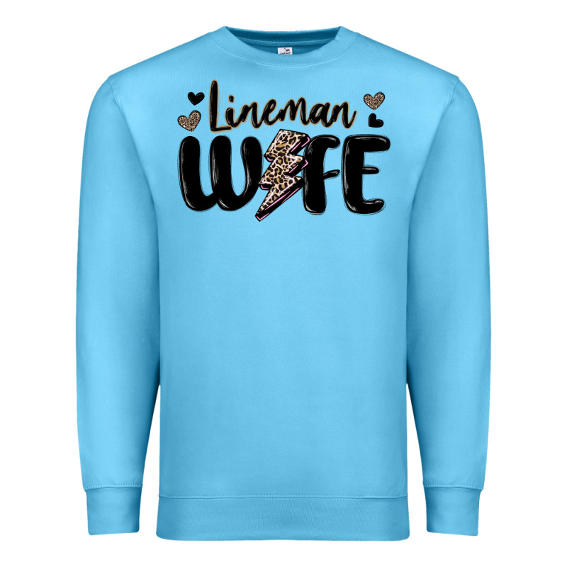 Lineman Wife Premium Sweatshirt by MaliasSmallBusiness | Teevron