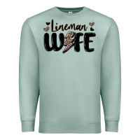 Seafoam lineman wife Premium Sweatshirt - MaliasSmallBusiness