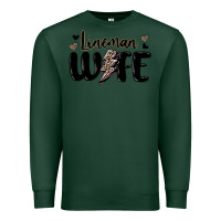 Sports Green lineman wife Premium Sweatshirt - MaliasSmallBusiness