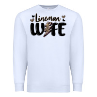 White lineman wife Premium Sweatshirt - MaliasSmallBusiness