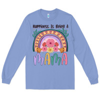 Colony Blue happiness is being a mama Long Sleeve Tee - JahusDesignShop