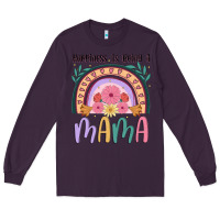 Plum happiness is being a mama Long Sleeve Tee - JahusDesignShop