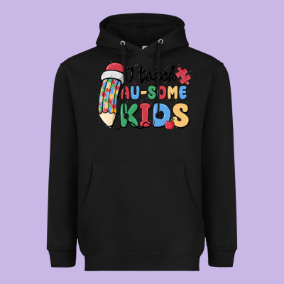 I Teac Au Some Kids Heavyweight Hoodie Designed By Maliassmallbusiness