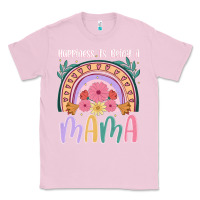 Bubblegum Pink happiness is being a mama Classic Tee - JahusDesignShop