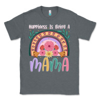 Charcoal Heather happiness is being a mama Classic Tee - JahusDesignShop