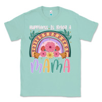 Seafoam happiness is being a mama Classic Tee - JahusDesignShop