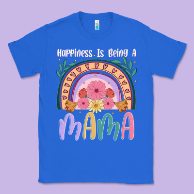 Happiness Is Being A Mama Classic Tee Designed By Jahusdesignshop
