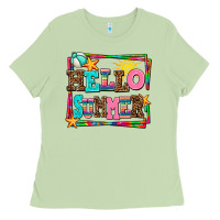 Matcha hello summer Ladies Tee - AdoDesignShop