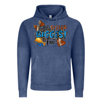 Vintage Denim little sister biggest fan football Vintage Hoodie - Zillion Design Studio
