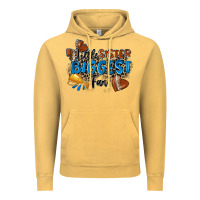 Vintage Mustard little sister biggest fan football Vintage Hoodie - Zillion Design Studio
