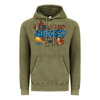 Vintage Olive little sister biggest fan football Vintage Hoodie - Zillion Design Studio