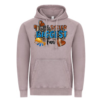 Vintage Zinc little sister biggest fan football Vintage Hoodie - Zillion Design Studio