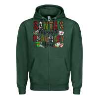 Sports Green santa's favorite pharmacy tech Zipper Hoodie - Jasminsmagicworld