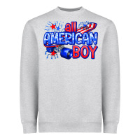 Heather Grey all american boy billie wilder Heavyweight Sweatshirt - texasbilliewilder