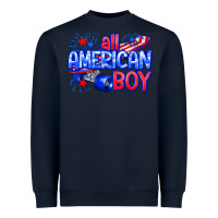 Navy all american boy billie wilder Heavyweight Sweatshirt - texasbilliewilder