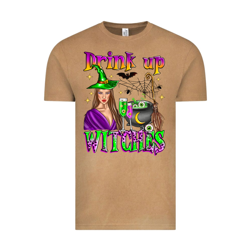 Drink Up Witches Vintage Tee by Zillion Design Studio | Teevron