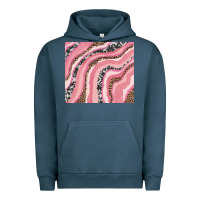 Pigment Midnight Navy valentine's day watercolor Urban Hoodie - RanaPortraitStore