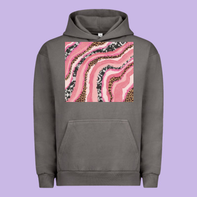 Valentine's Day Watercolor Urban Hoodie Designed By Ranaportraitstore
