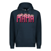 Navy Western Mama Premium Hoodie - BundleAndBundleShop