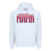 White Western Mama Premium Hoodie - BundleAndBundleShop