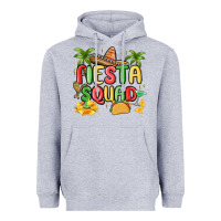 Heather Grey fiesta squad Heavyweight Hoodie - MaliasSmallBusiness