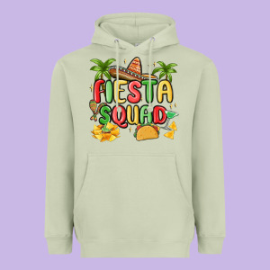 Fiesta Squad Heavyweight Hoodie Designed By Maliassmallbusiness