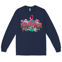 Navy survivor Long Sleeve Tee - AdoDesignShop