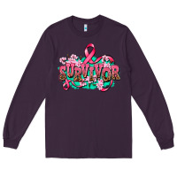 Plum survivor Long Sleeve Tee - AdoDesignShop