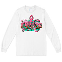 White survivor Long Sleeve Tee - AdoDesignShop