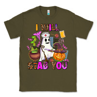 Army Green i will stab you nurse Classic Tee - AdoDesignShop