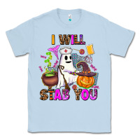 Dusty Blue i will stab you nurse Classic Tee - AdoDesignShop