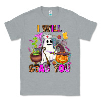 Heather Grey i will stab you nurse Classic Tee - AdoDesignShop