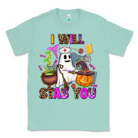 Seafoam i will stab you nurse Classic Tee - AdoDesignShop