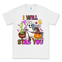 White i will stab you nurse Classic Tee - AdoDesignShop