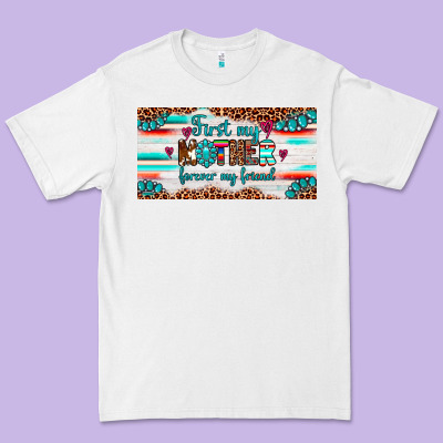 First My Mother Forever My Friend  License Plate Premium Tee Designed By Artiststas